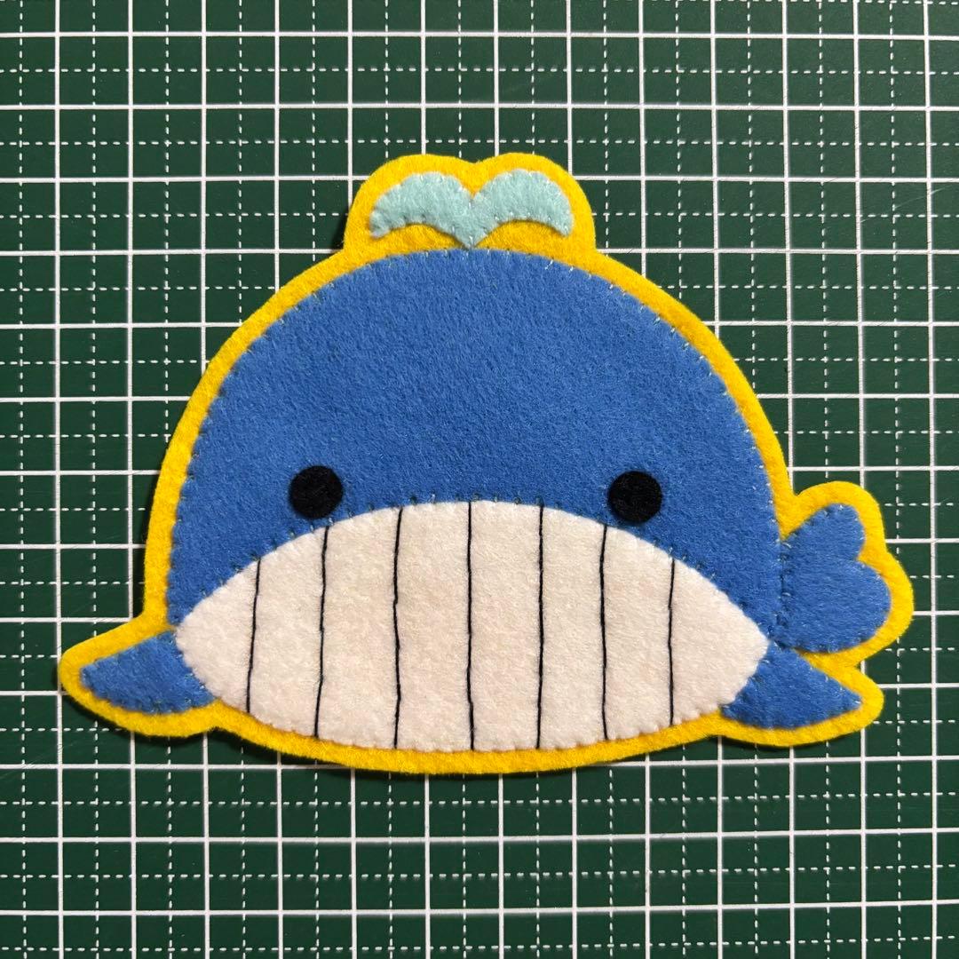 【BIG♡ママページ】ハンドメイド　フェルト　ワッペン　ネームタグ　名札