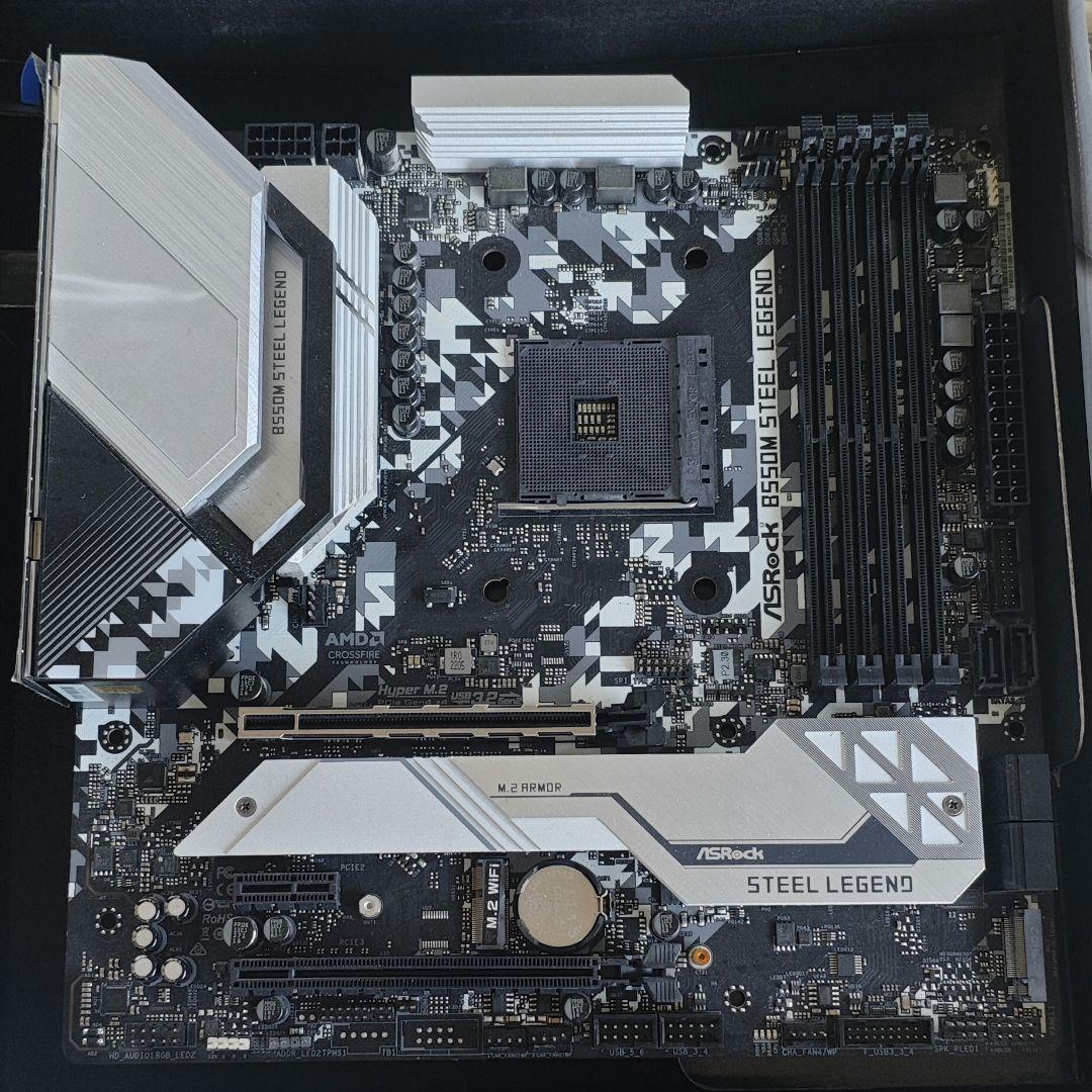 ASROCK　B550M steel legend Ryzen マザーボード