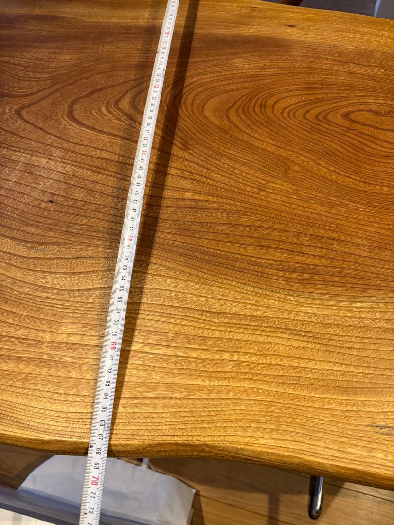 欅ケヤキ一枚板　ダイニングテーブルのみ