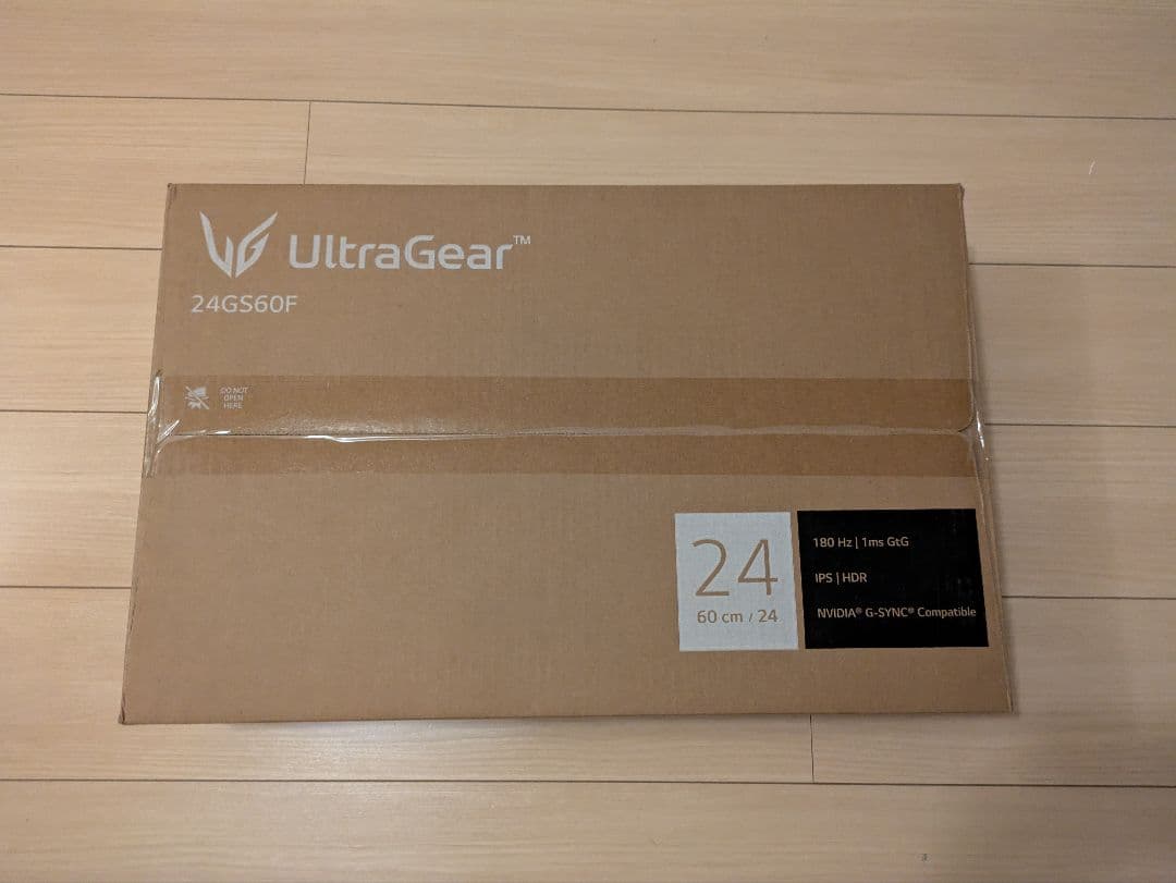 LG ゲーミングモニター UltraGear 24GS60F-B 23.8インチ