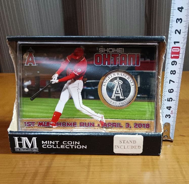 大谷翔平 初本塁打記念シルバーカード フォトミント　5000枚限定
