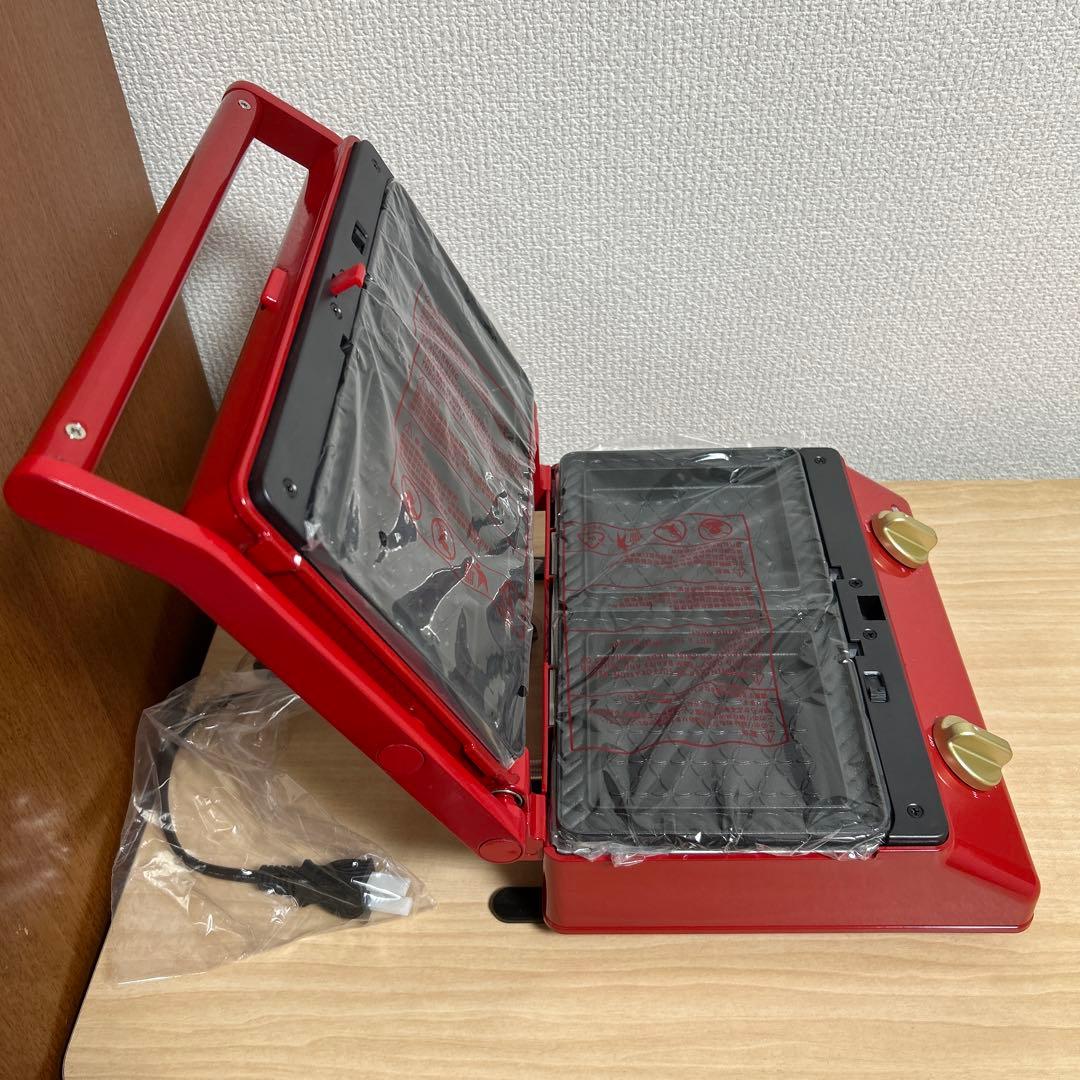 BRUNO ブルーノ グリルサンドメーカー ダブル レッド 未使用