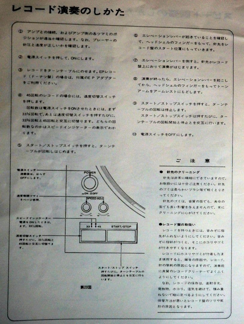 TRIO　レコードプレーヤー　KP-7600