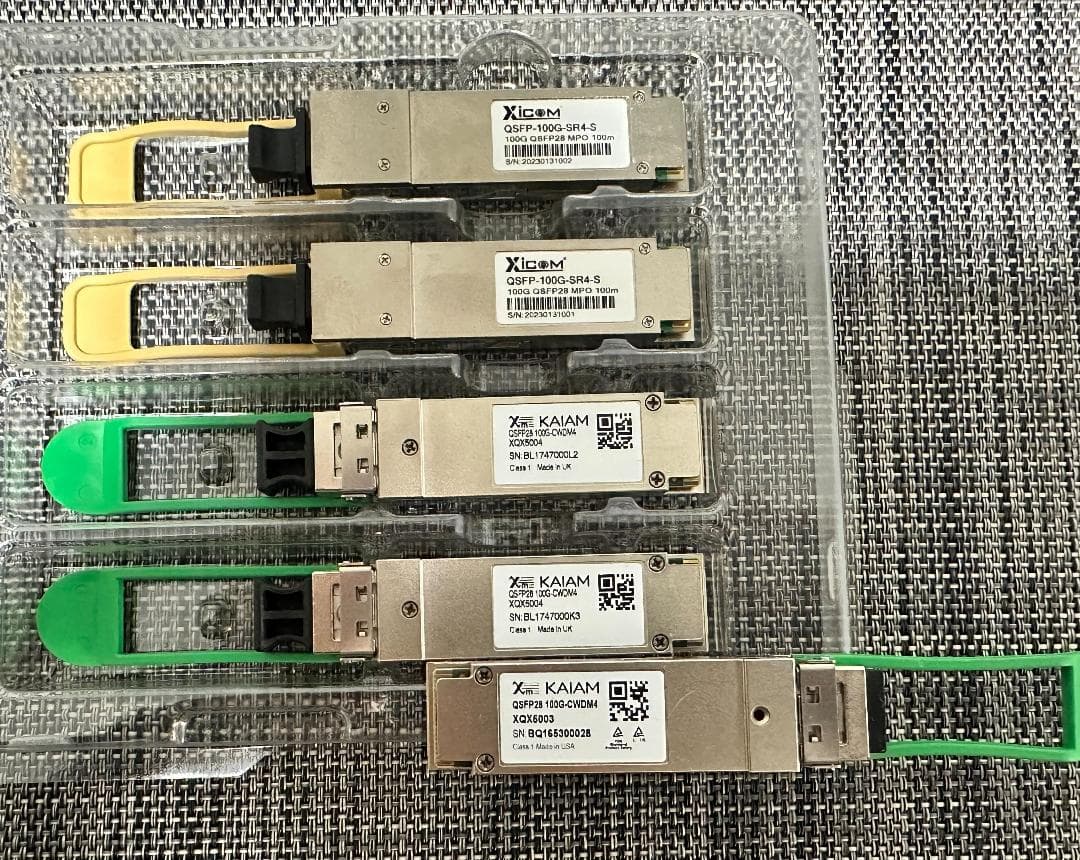 Mikrotik 100Gbit Network Set - ネットワークセット