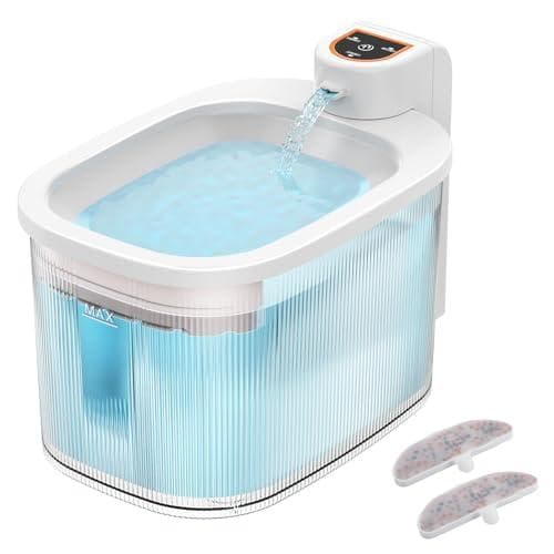 猫 水飲み器 自動給水器 ピュアクリスタル コードレス スマートセンサー搭載 m