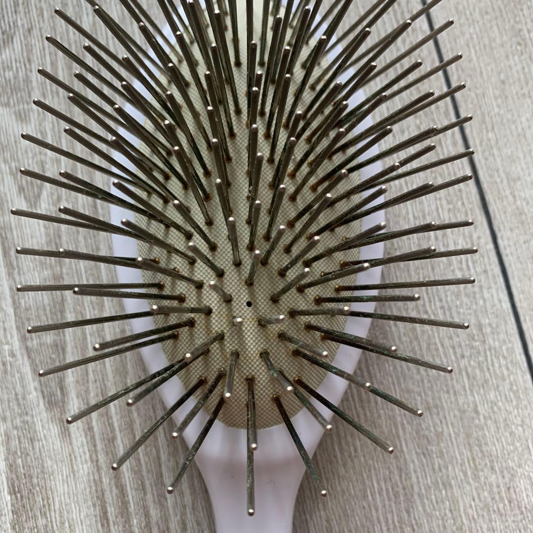 【美品】 FOXプレミアムスカルプカッサ ヘアブラシ チタン 24K金