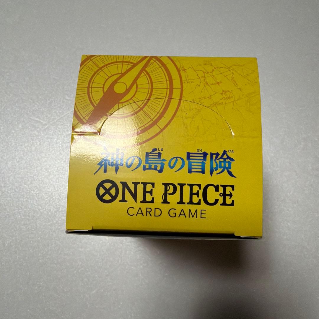 ワンピースカードゲーム 神の島の冒険 1boxテープカット Joshin当選品
