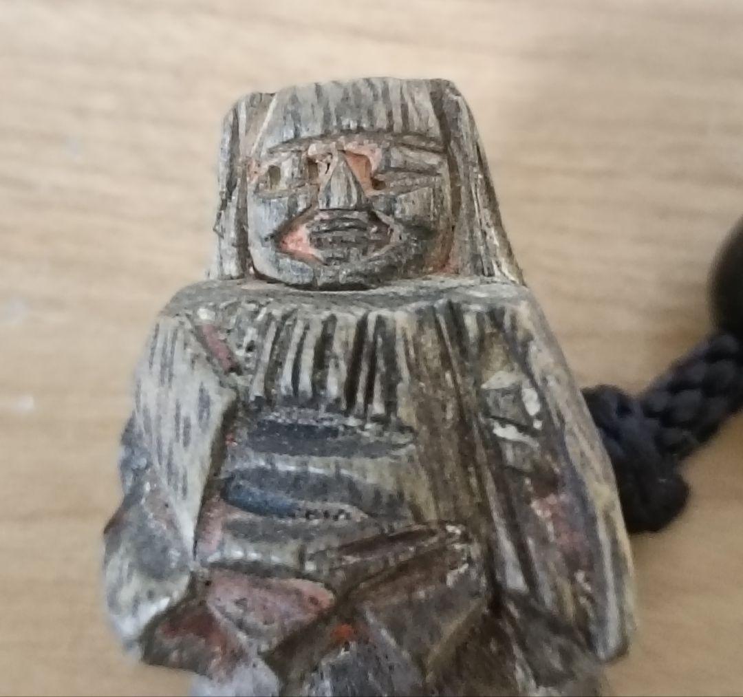 木製 根付 人物像 童子 古美術 和装小物