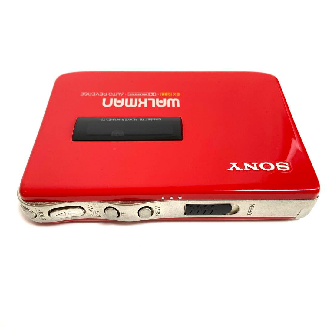 SONY WALKMAN WM-EX70 赤 カセットプレーヤー