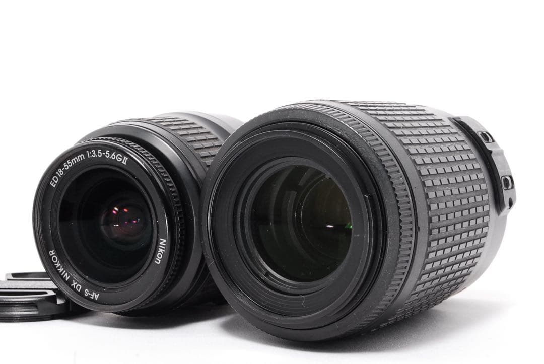◆Nikon D5500◆WiFiで転送◆すぐ使える◆一眼レフカメラ◆Wレンズ◆
