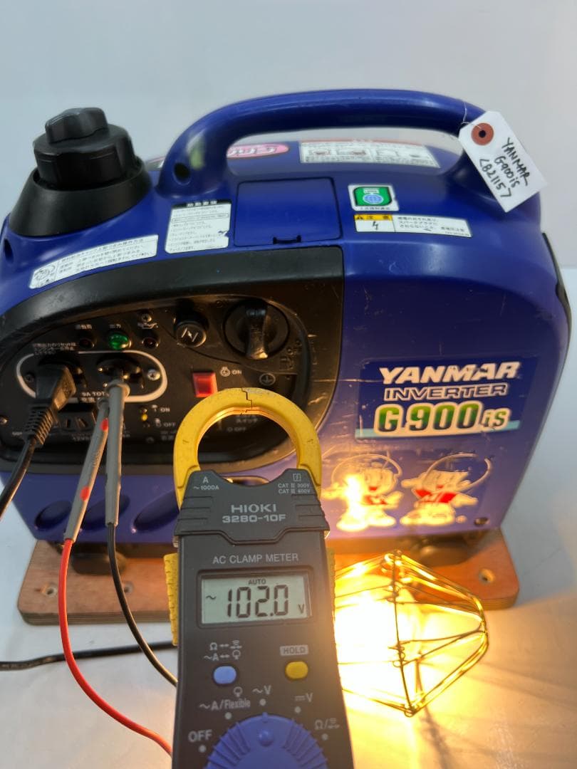 YANMAR ヤンマー インバーター発電機 G900IS 動作良好 ♪82115