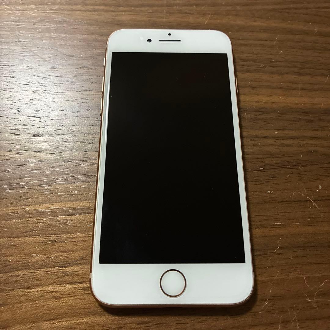 iPhone8 64GB ピンクゴールド SIMフリー バッテリー85% 美品