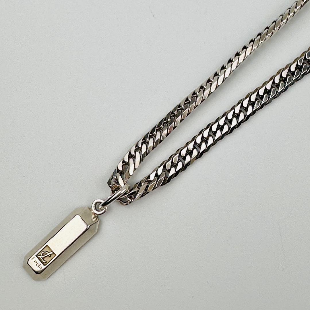 美品　レダシルマ インゴット　喜平 ペンダントネックレス Ag/Ge シルバー