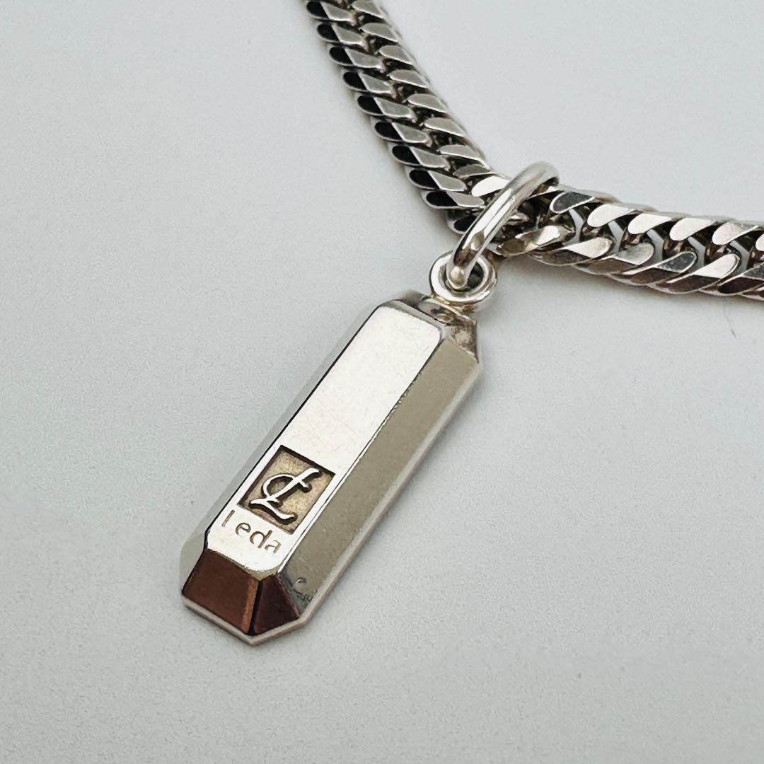 美品　レダシルマ インゴット　喜平 ペンダントネックレス Ag/Ge シルバー