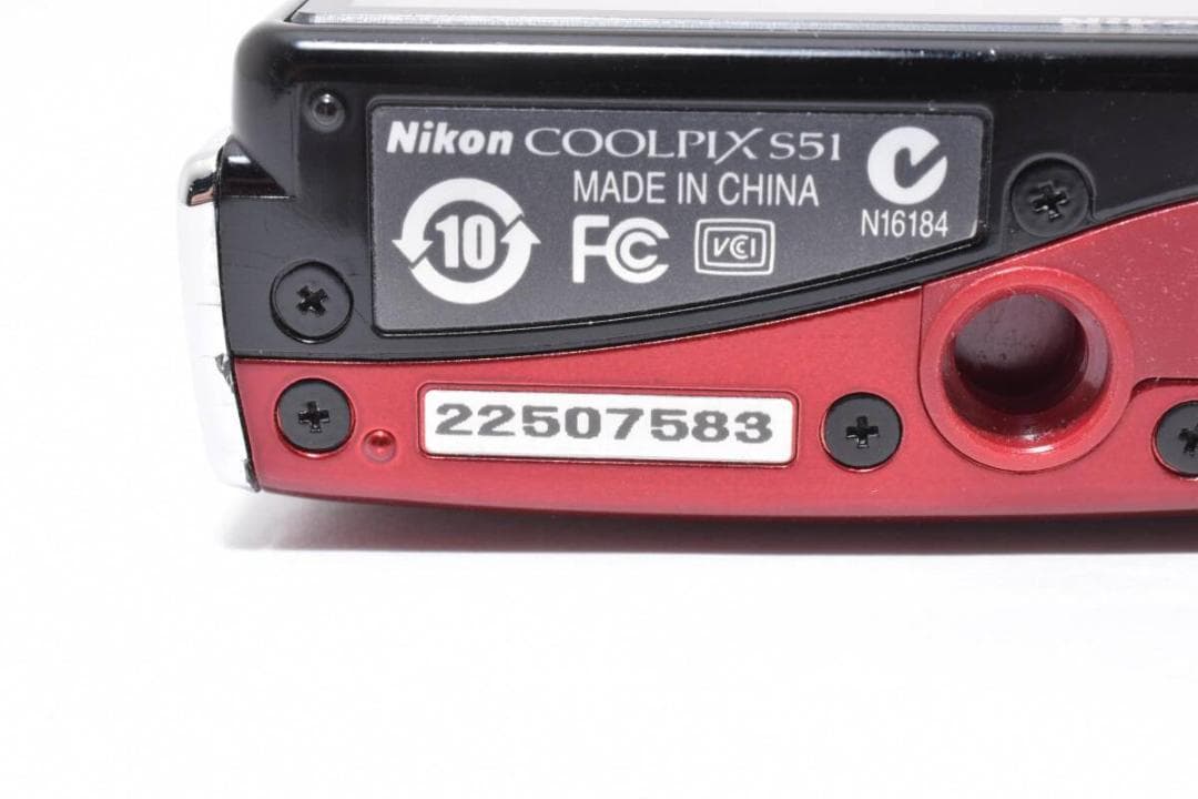Nikon Coolpix S51 ワインレッド＊61
