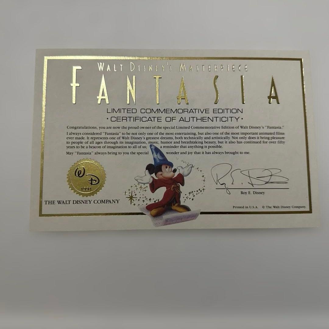 ディズニー ファンタジア LD BOX 6枚組 完全版 限定版 証明書付き
