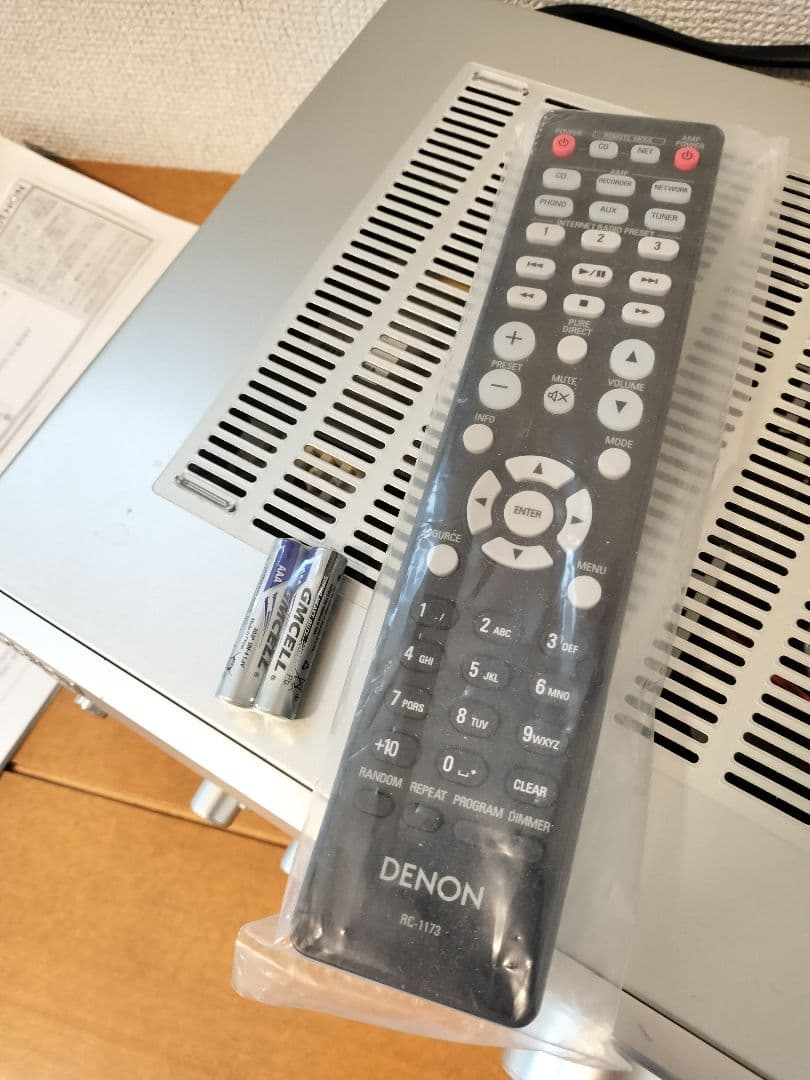美品 デノン DENON プリメインアンプ PMA-390RE シルバー