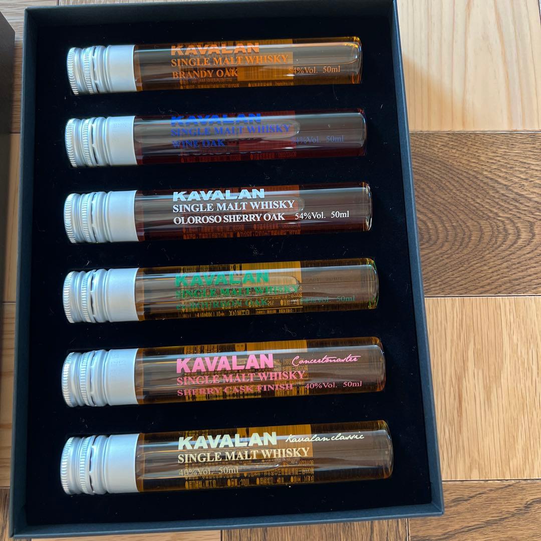 0*7様 KAVALAN シングルモルトウイスキーセット　試飲　6本セット【最終