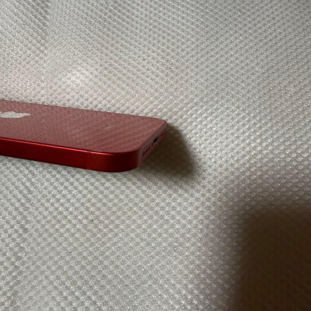 美品 SIMフリー iPhone12 128GB レッド バッテリー100%