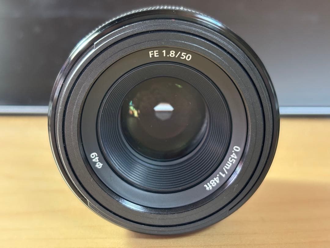 美品 SONY SEL50F18F 単焦点レンズ
