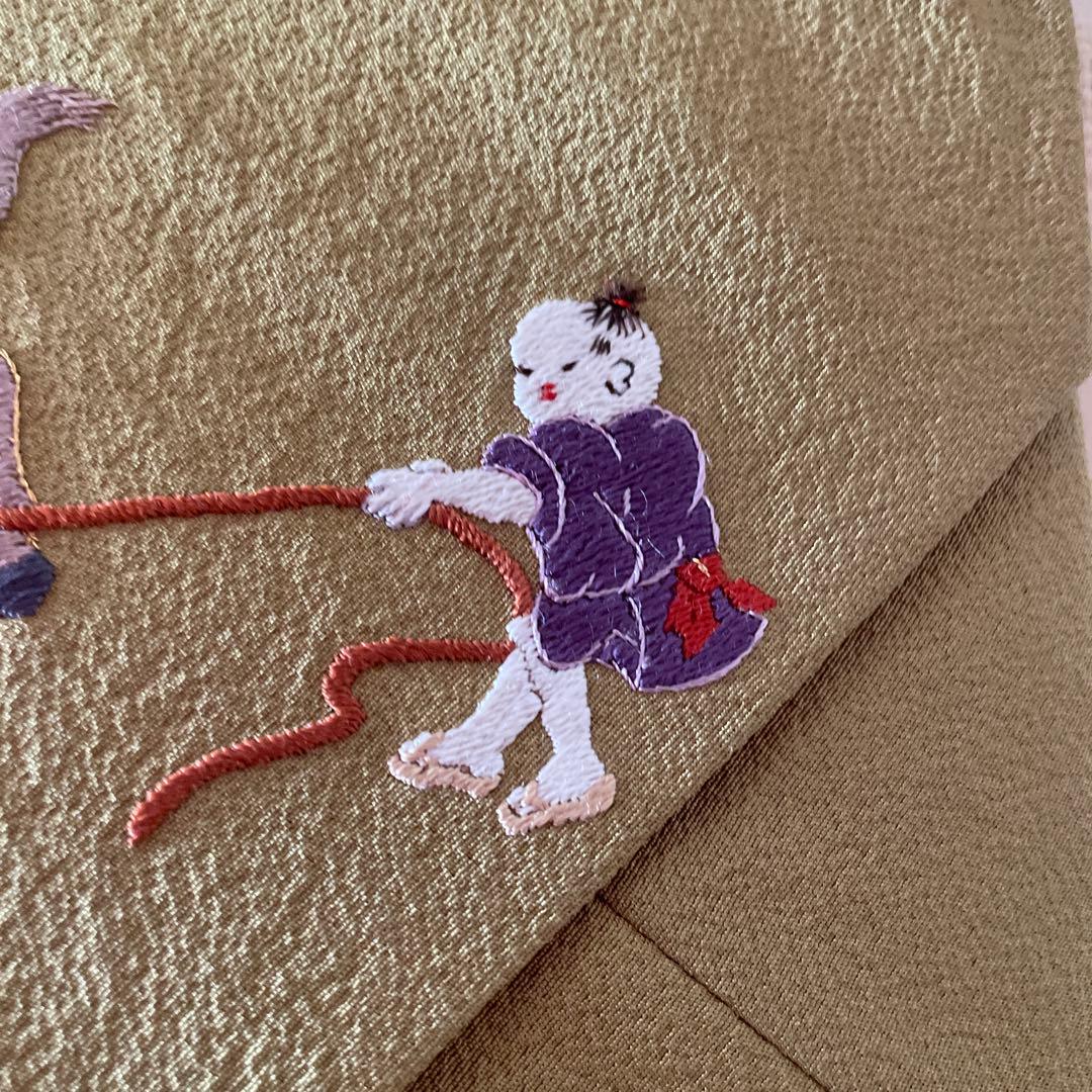 数寄屋袋　手刺繍