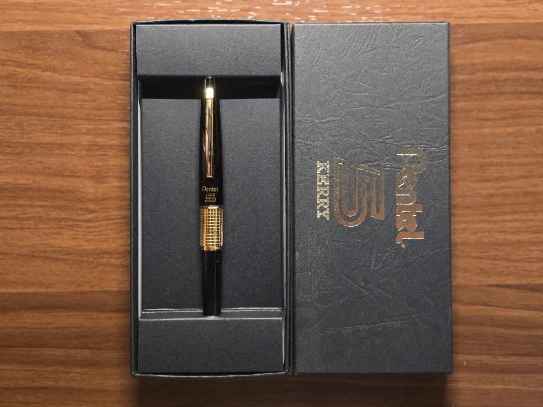 pentel5 復刻 幻のゴールドケリー 旧ロゴ 限定品