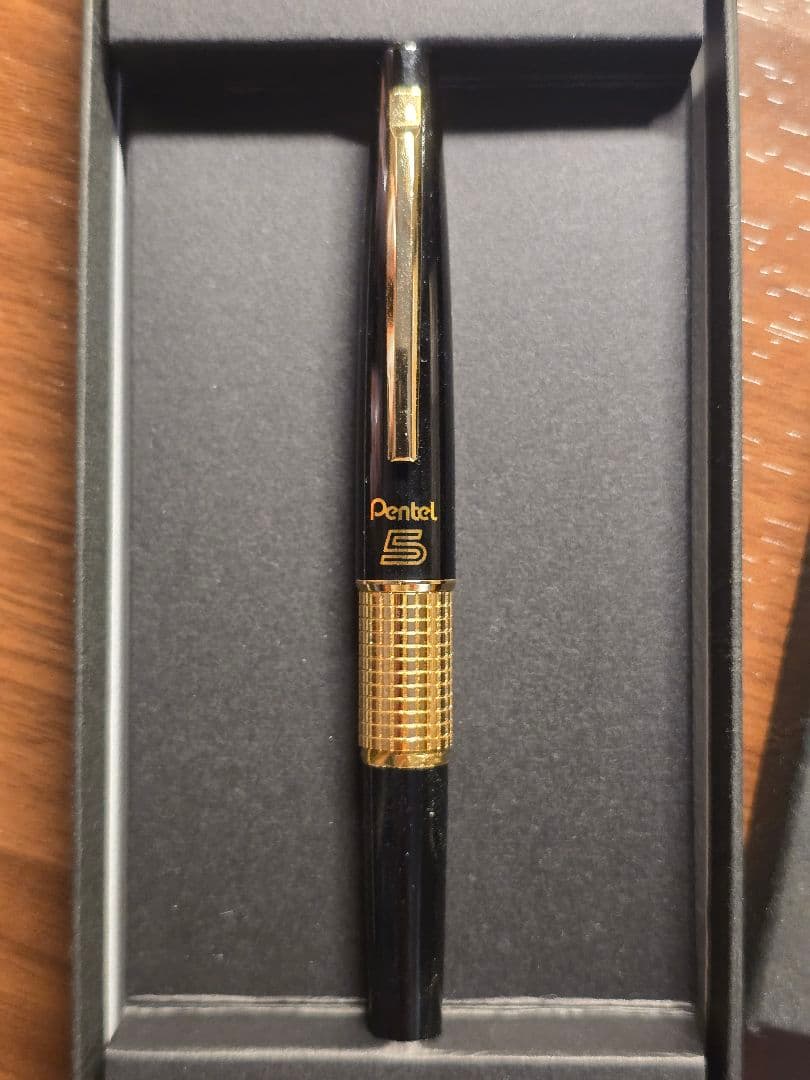 pentel5 復刻 幻のゴールドケリー 旧ロゴ 限定品