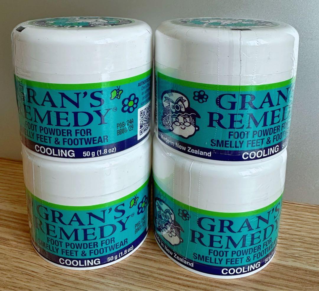 GRAN'S REMEDY フットパウダー 50g*4個 ハッカ