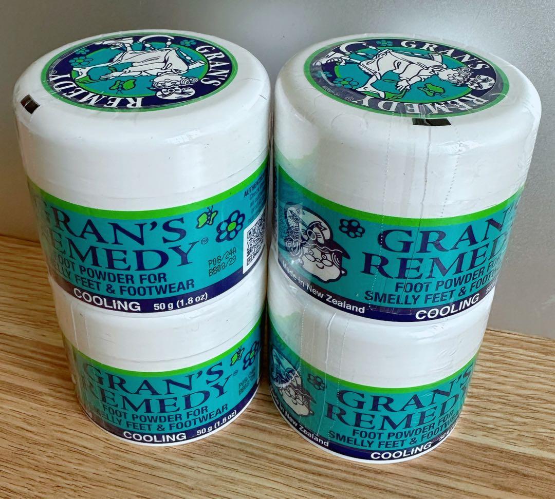 GRAN'S REMEDY フットパウダー 50g*4個 ハッカ