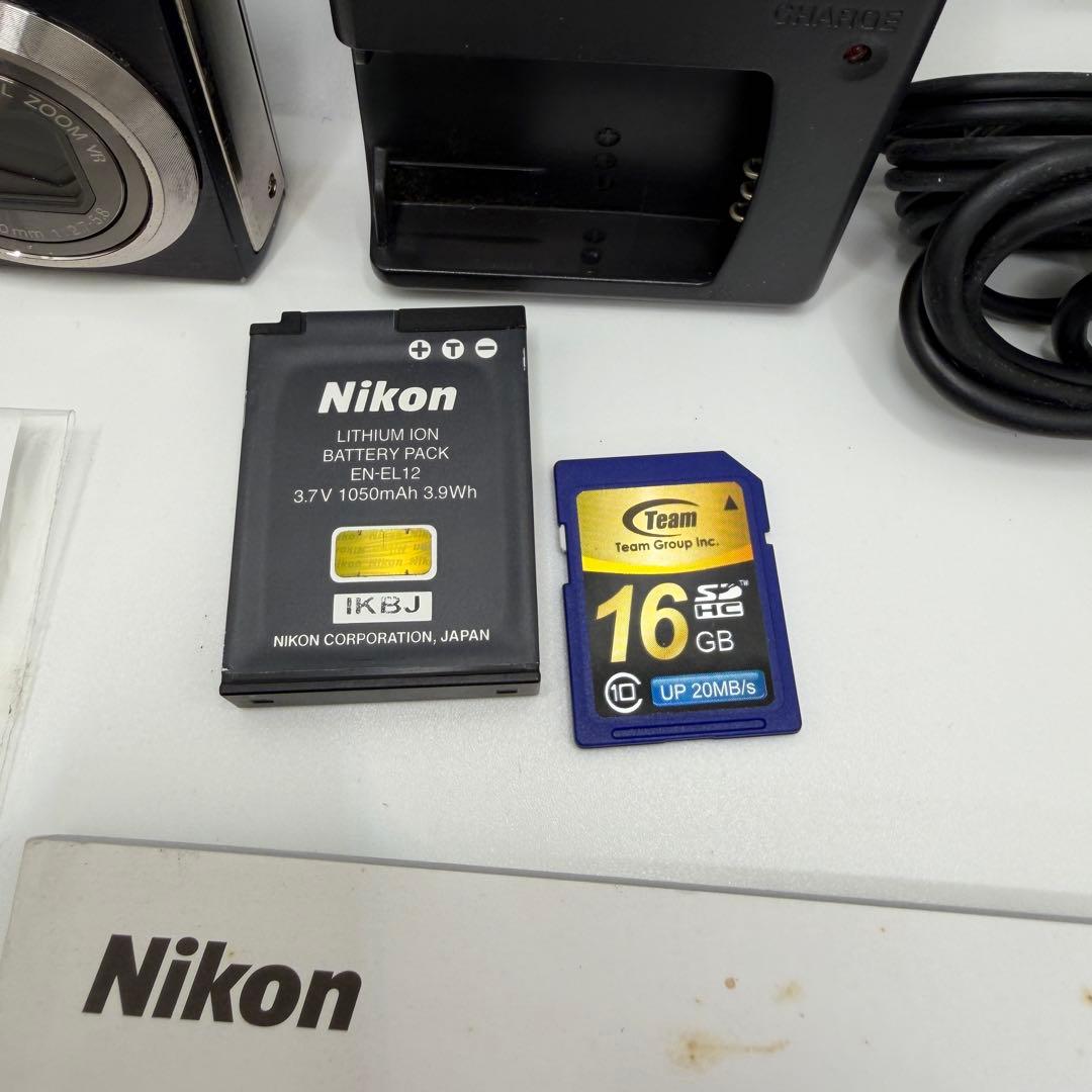 Nikon S610 コンデジ ブラック COOLPIX