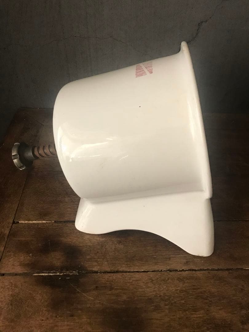 イギリスアンティーク　陶器　スライサー