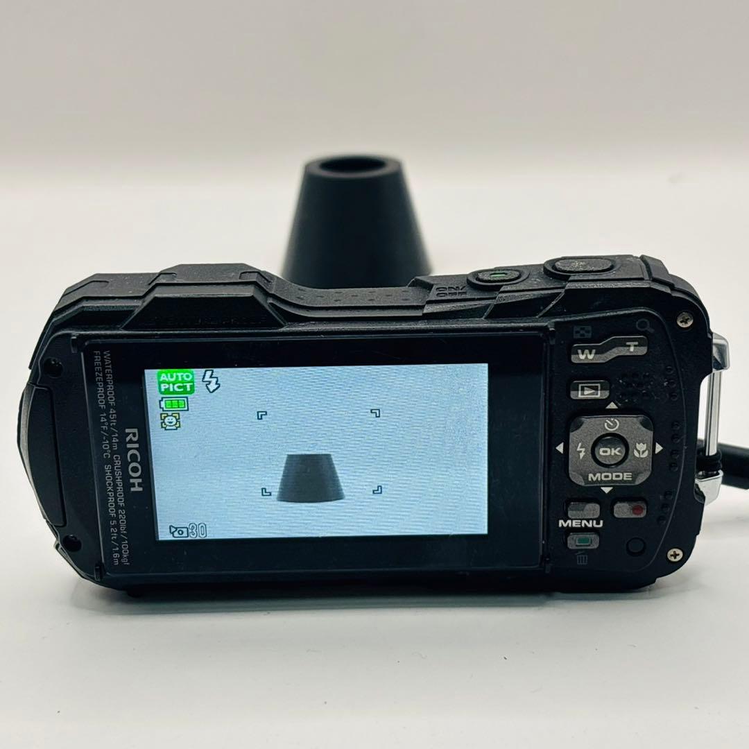 動作確認済 ⭐︎美品⭐︎ RICOH WG-50 ブラック 防水デジタルカメラ