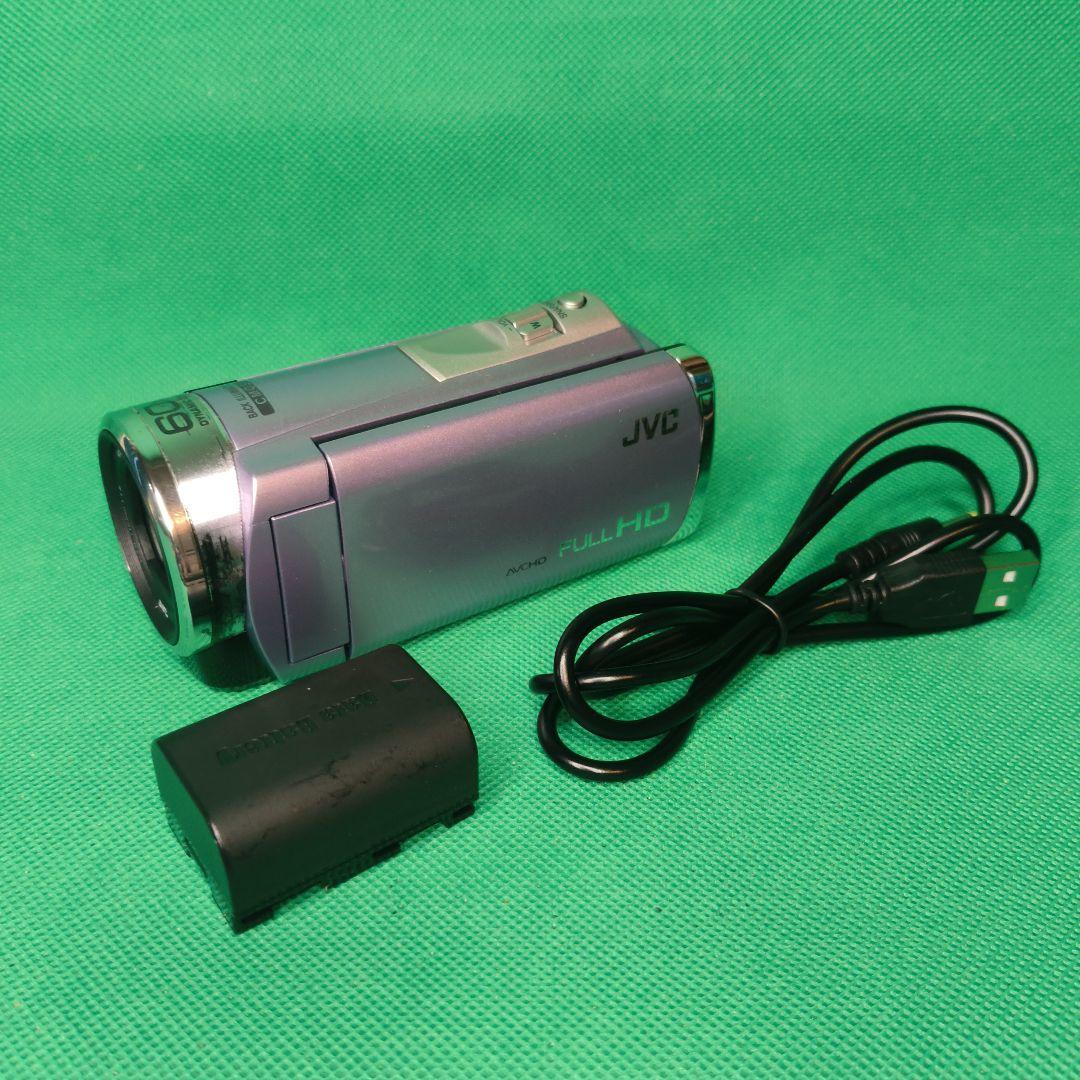 【動作確認済】JVC GZ-E345-V ビデオカメラ