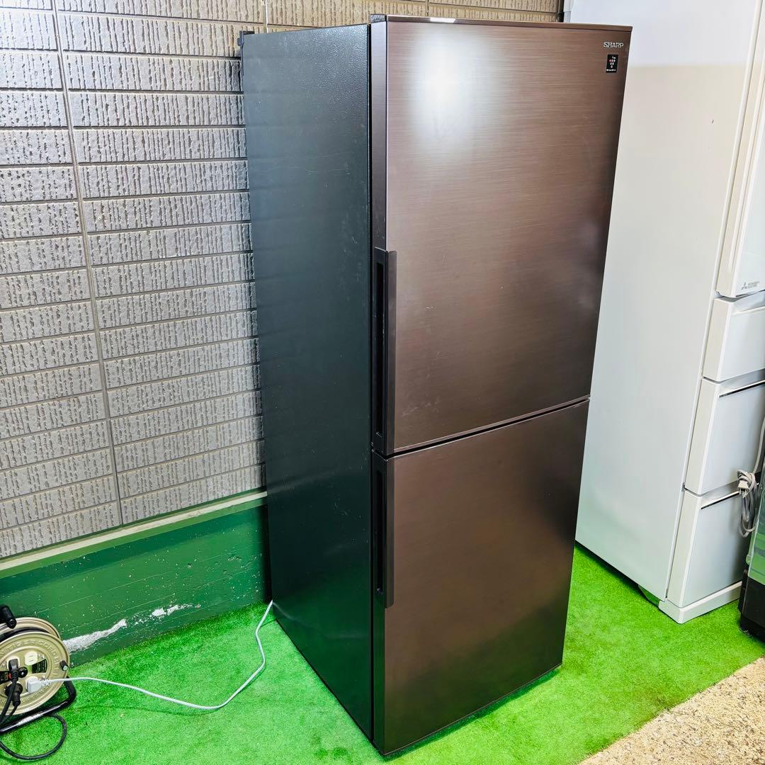 美品 22年製 280L 冷蔵庫 大きめ おしゃれ シャープ【地域限定配送無料】