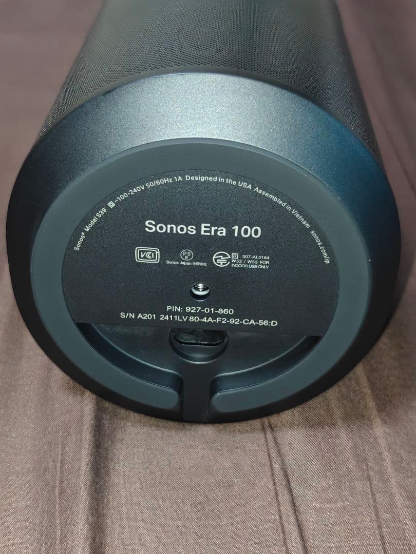 SONOS Era 100 ブラック ワイヤレススピーカー