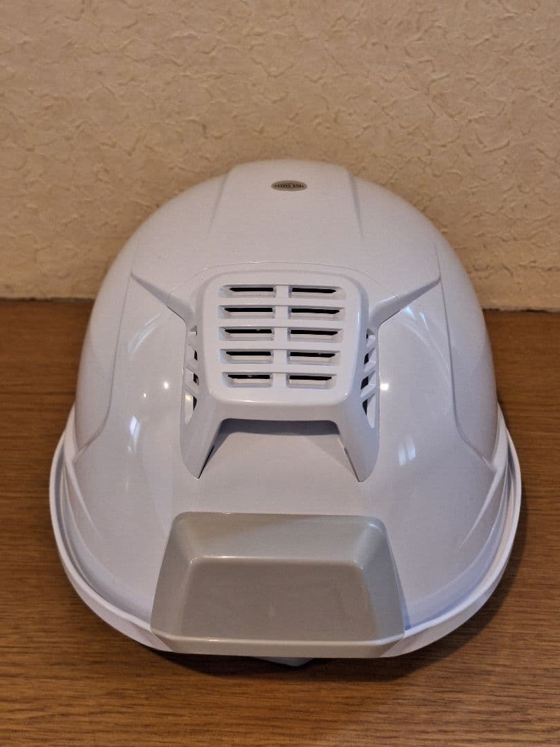 美品トーヨーセフティ 送風機内蔵ヘルメット No.395FーS白