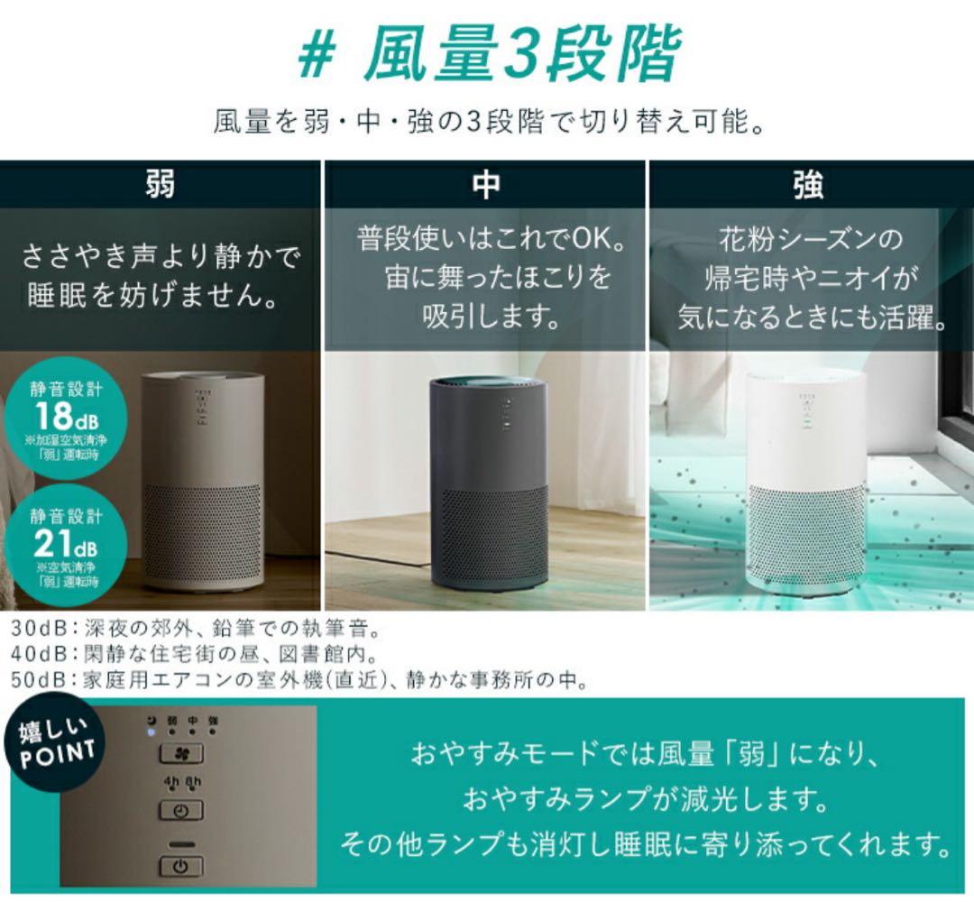 【メルカリ市限定】アイリスオーヤマ　加湿空気清浄機