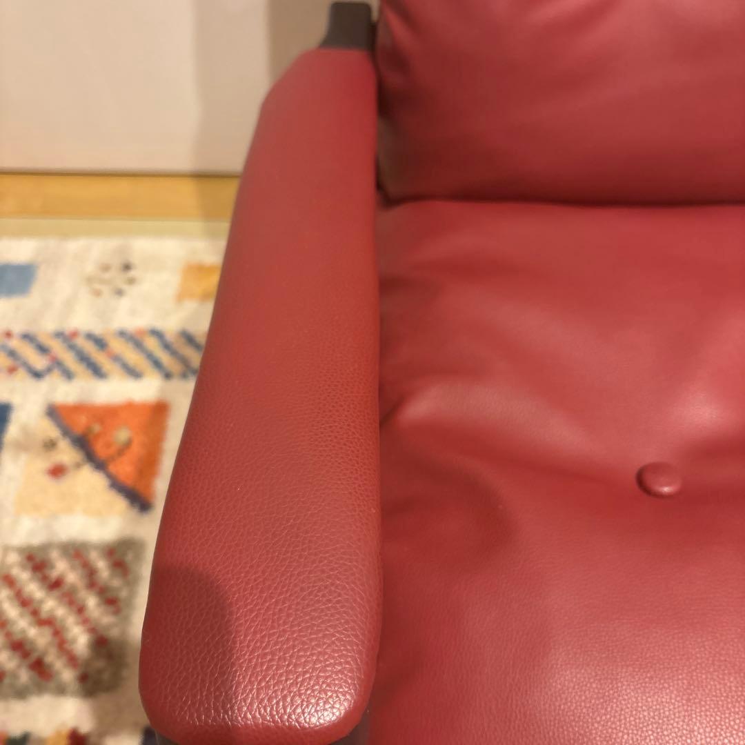 gravina リクライニングチェア　ワインレッド