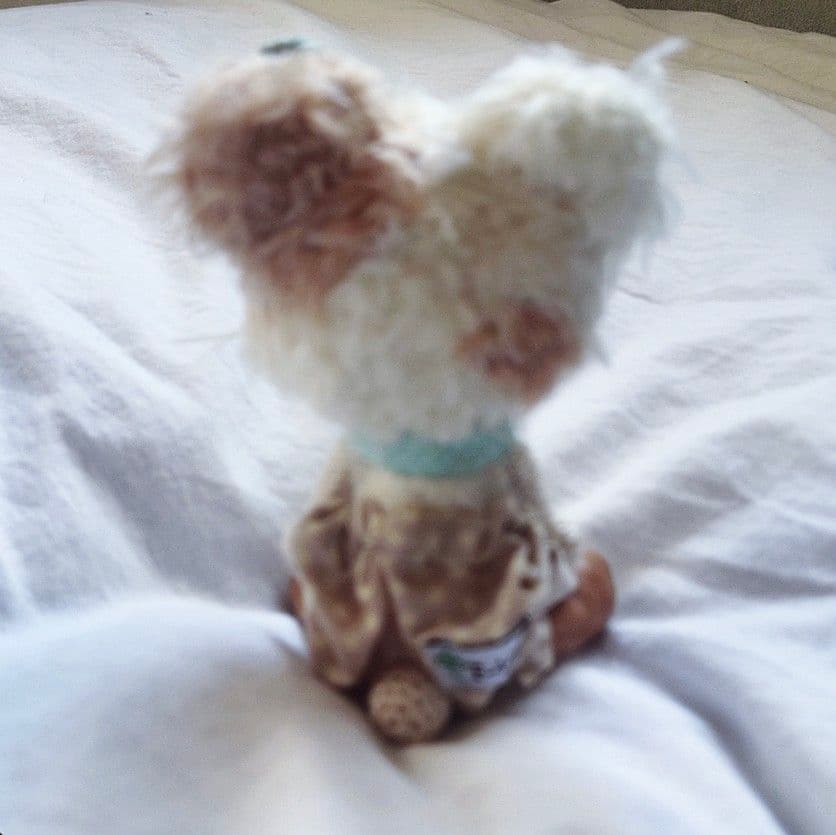 人気作家様（F-log様） 三毛猫 あみぐるみ ねこ 極美品