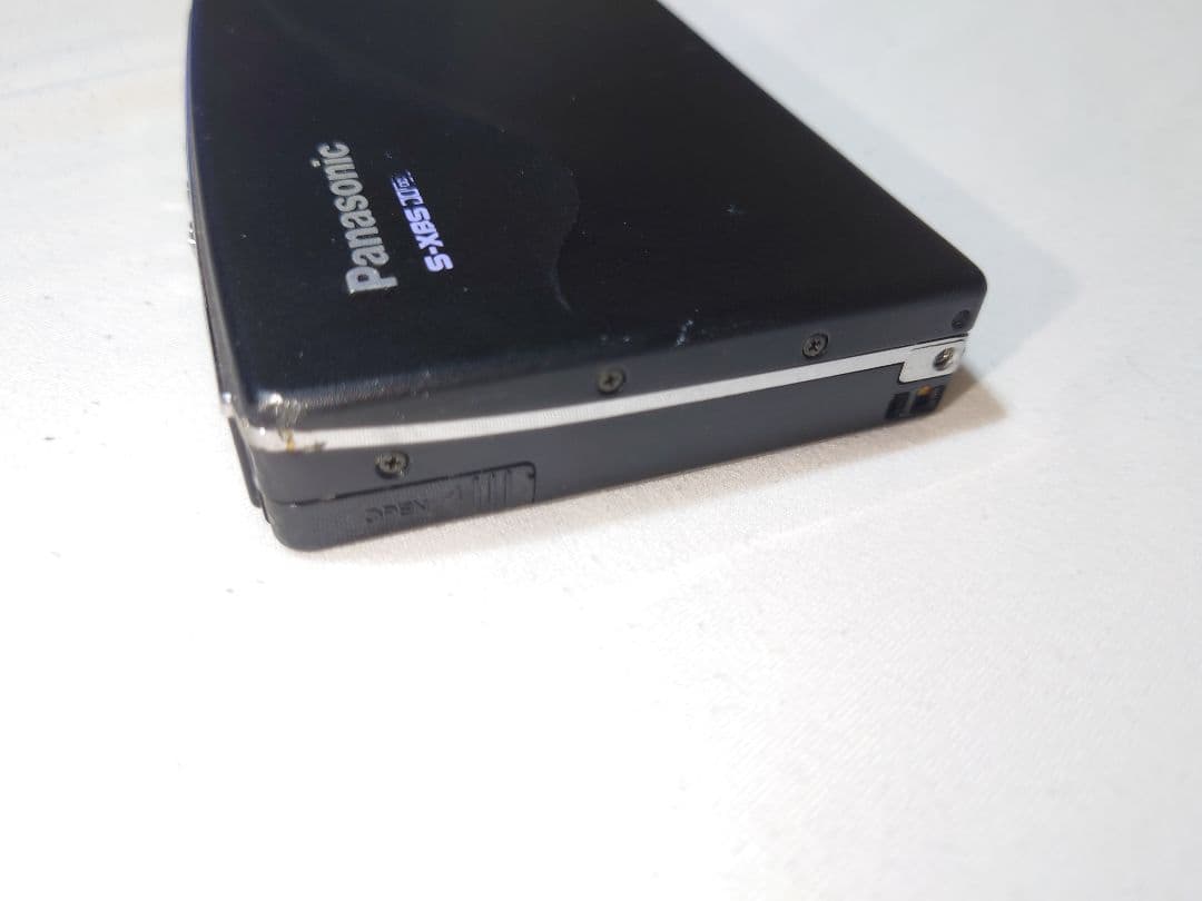 Panasonic S-XBSカセットウォークマン当時物カセットテープ型