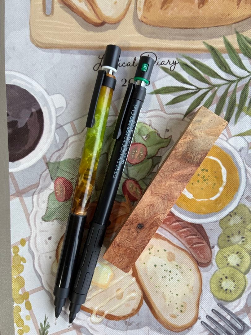 singpaul出品 グラフ1000 0.4mm 花梨瘤紅白