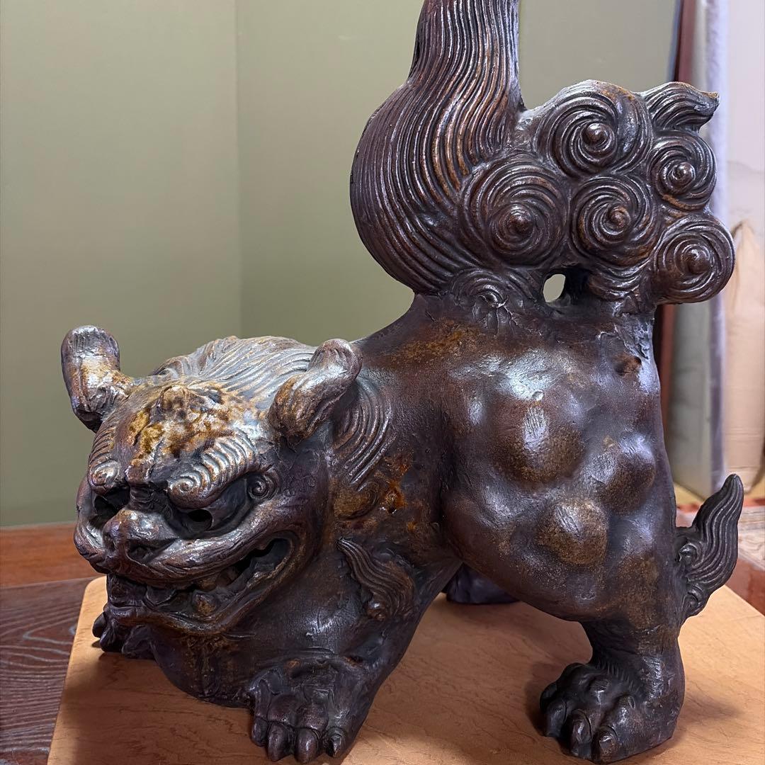備前焼　獅子