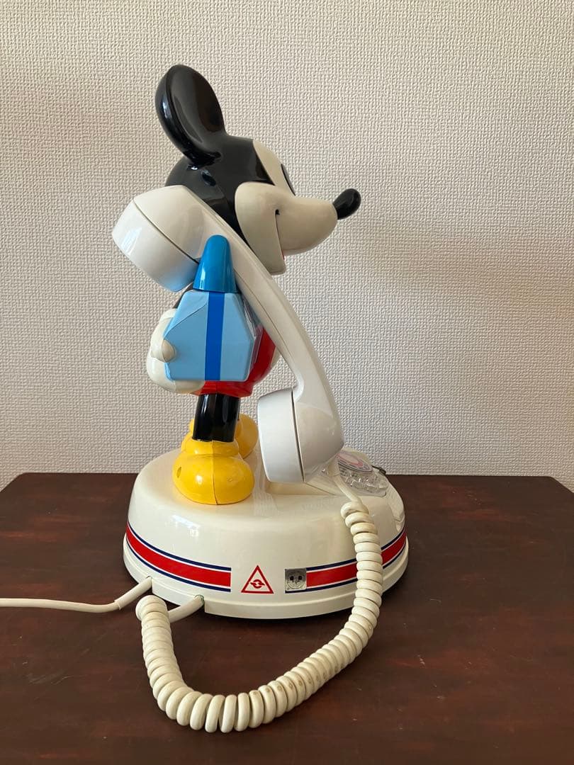 昭和レトロ　ミッキーマウス電話機（DK641 A1）　日本電信電話公社型式認定品