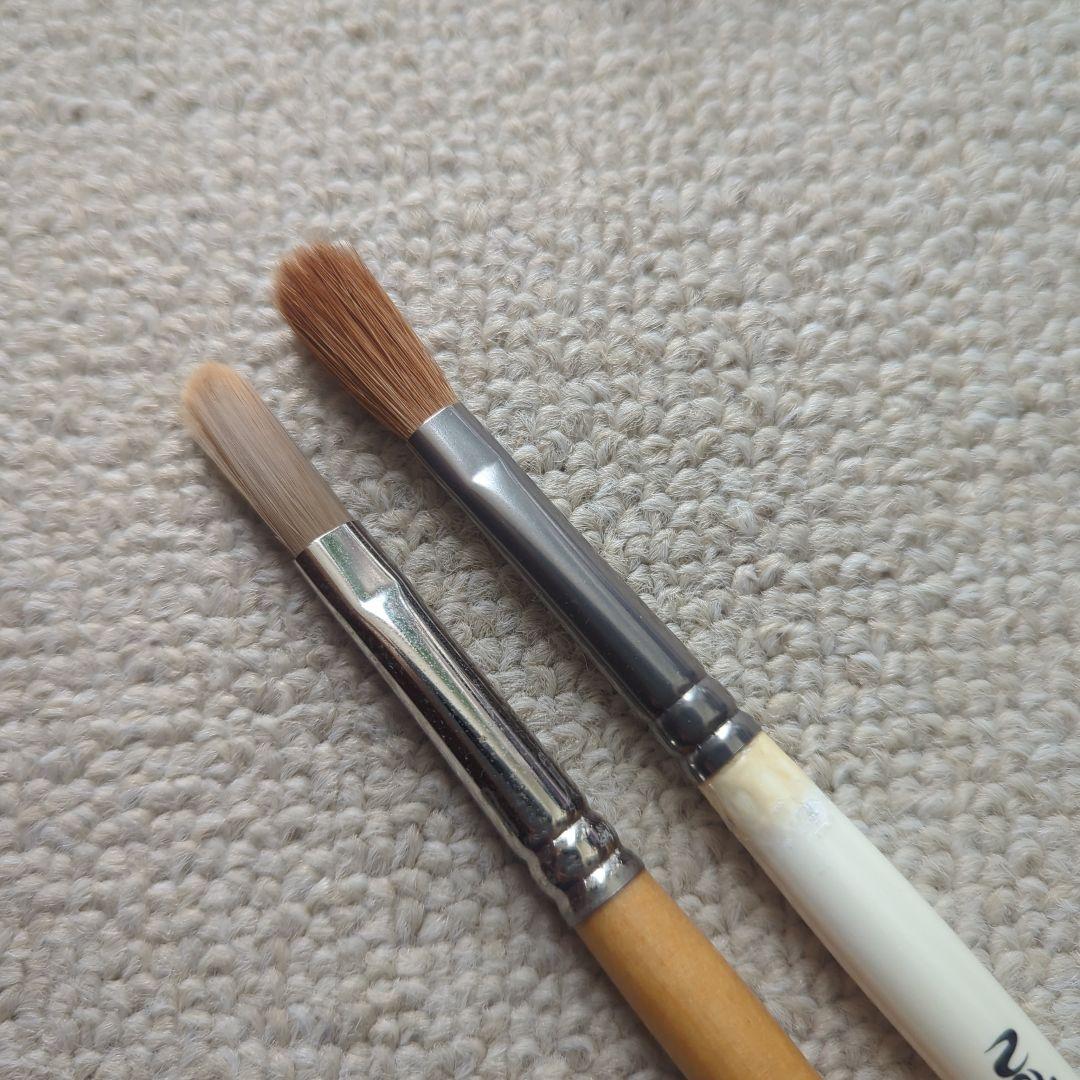 ネイル検定1級　リキッドとスカルプチュアブラシセット