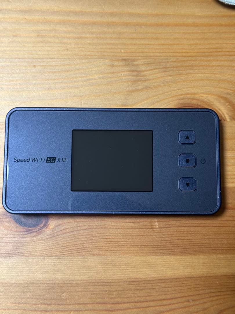 【美品】 Speed Wi-Fi 5G X12 ブラック