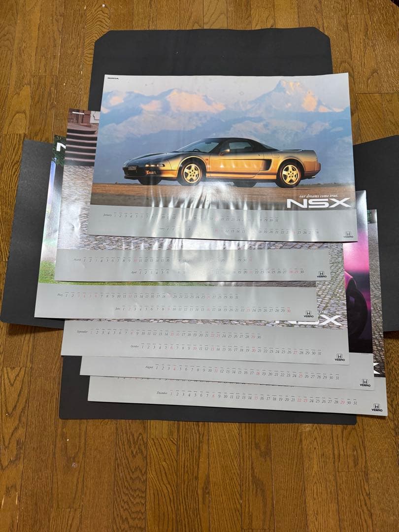 NSX カレンダー　1991年　1992年