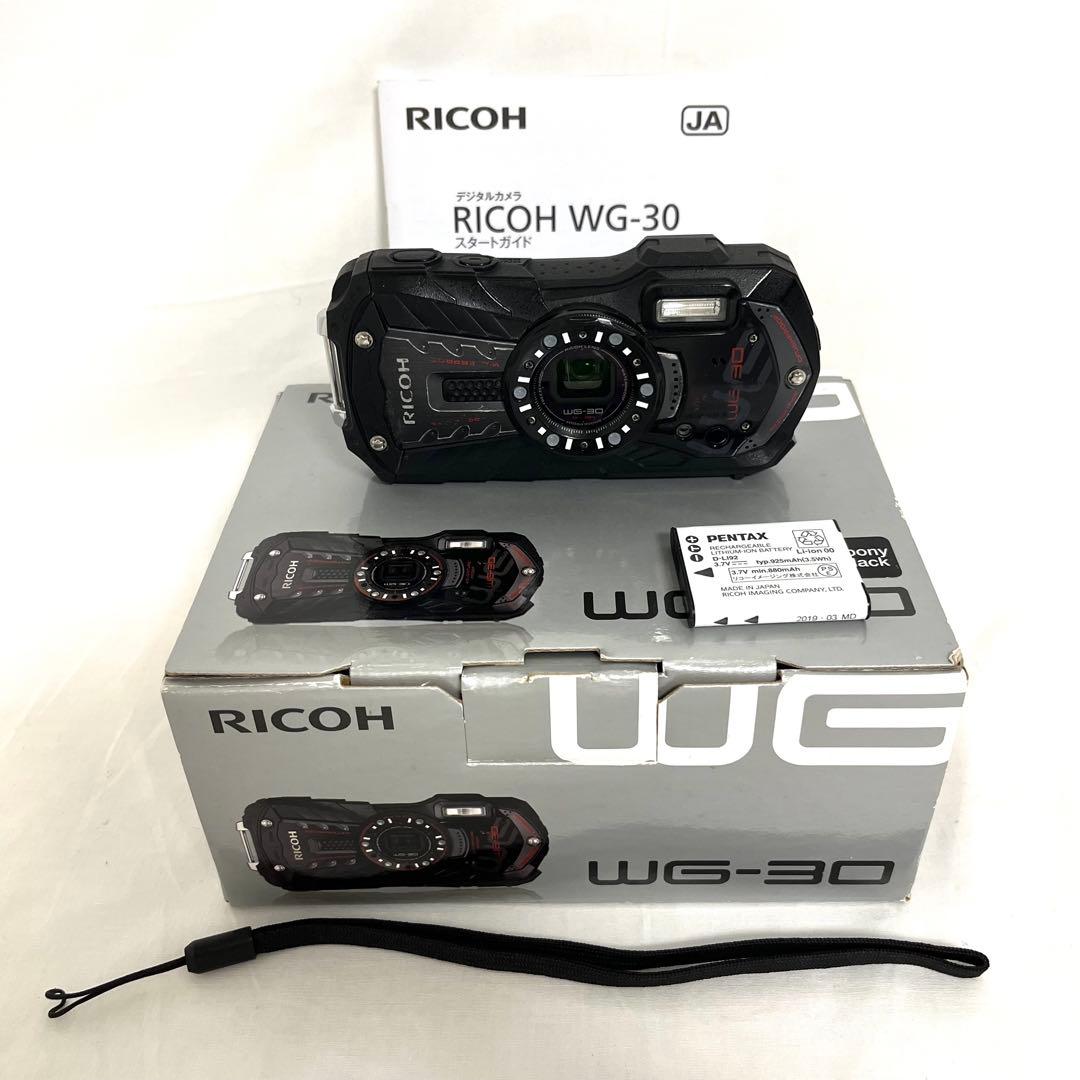 【化粧箱付き】RICOH リコー　WG-30 防水コンパクトデジタルカメラ