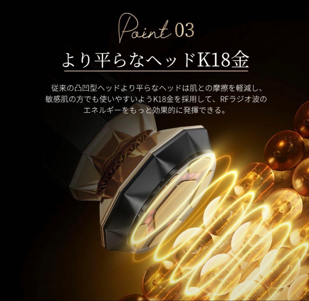 多機能美顔器 RF・EMS・イオン・温冷・LED