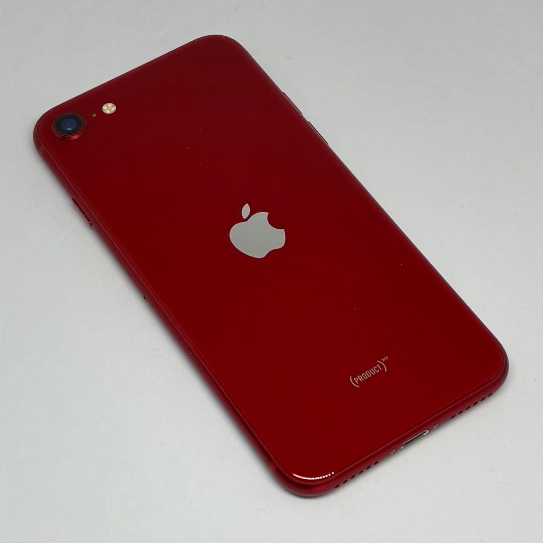M57美品【電池新品100％表示】iPhone SE3 128GB レッド