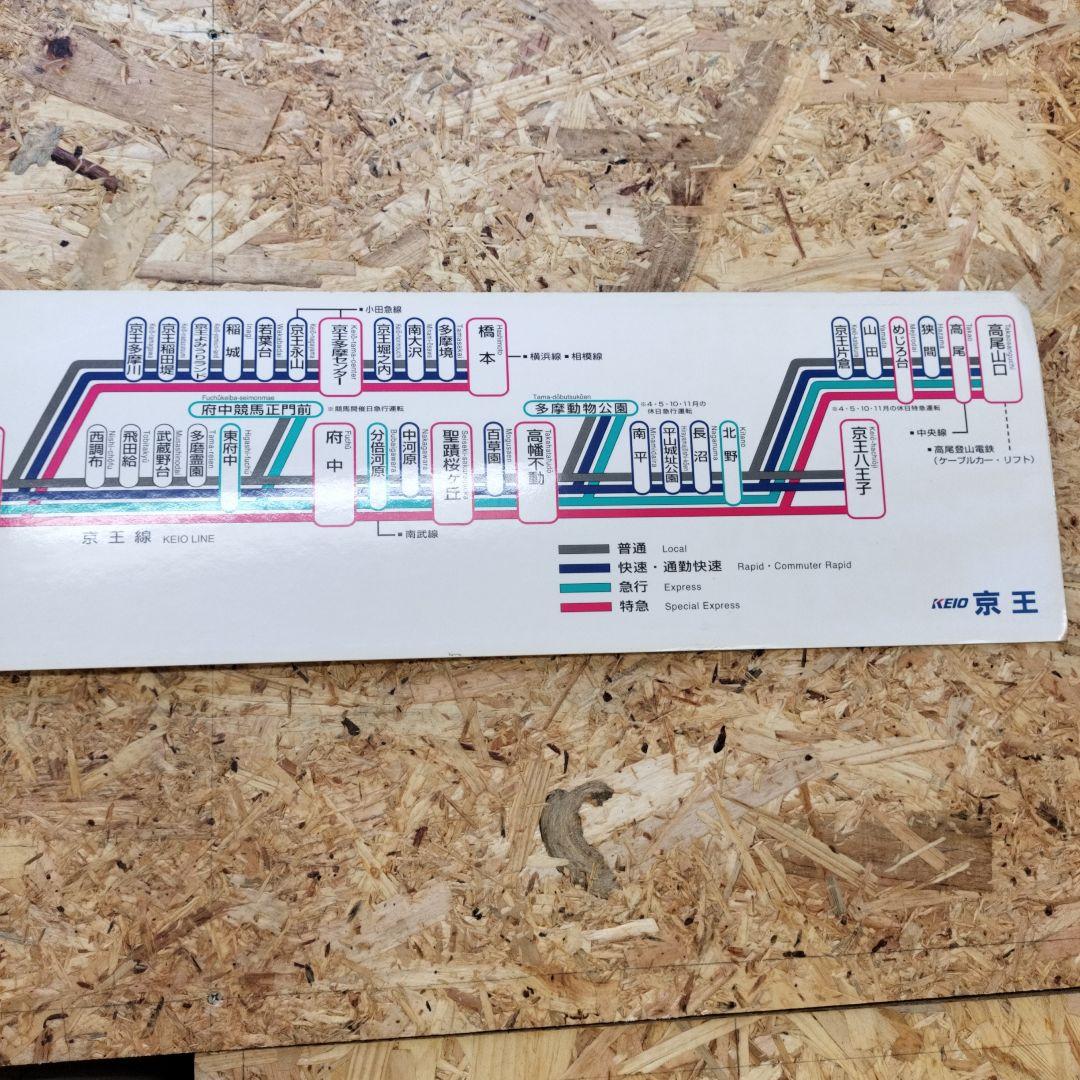 停車駅のご案内　KEIO RAILWAY MAP 京王線 井の頭線　路線図